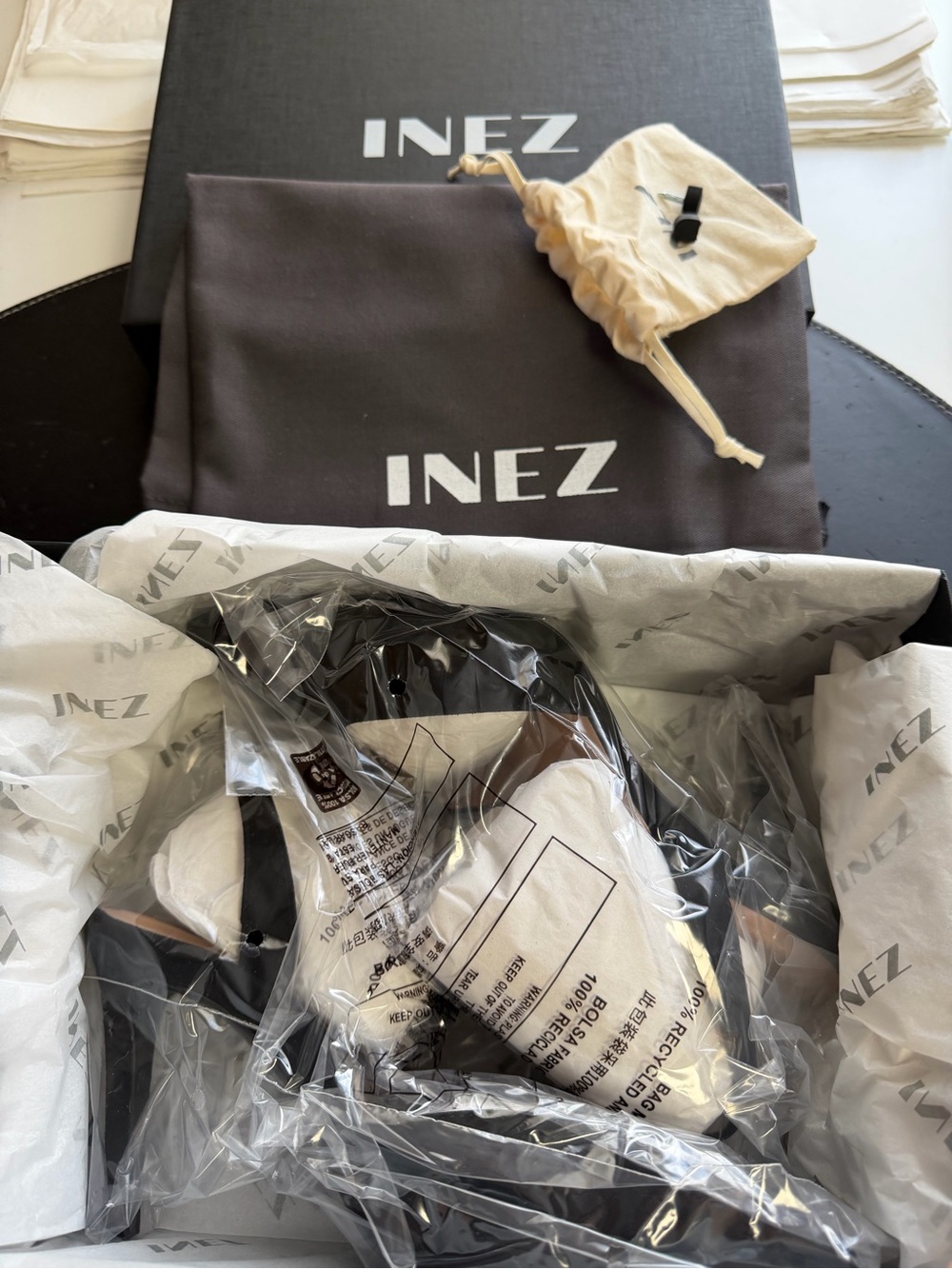 Inez Diana Stiletto pump in black suede size 7.5 M - Picture 13 of 16